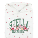 Stella Mccartney Felpa Chiusa con Cappuccio tinta unita con Stampe Panna per Bambina TX4C60X PANNA STELLA McCARTNEY 