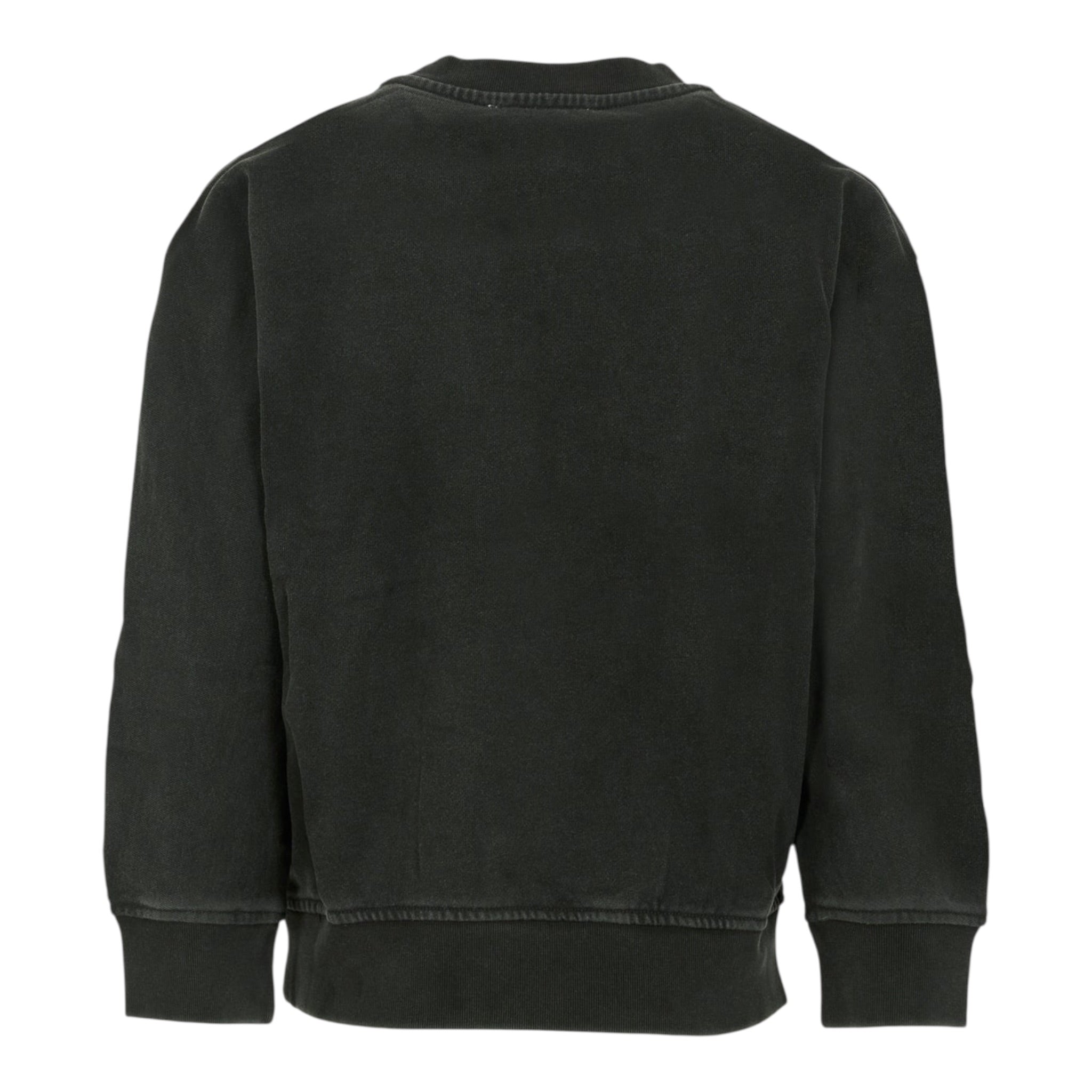 Stella Mccartney Felpa Chiusa Girocollo tinta unita con Stampa Nero per Bambino TX4R70X NERO STELLA McCARTNEY 