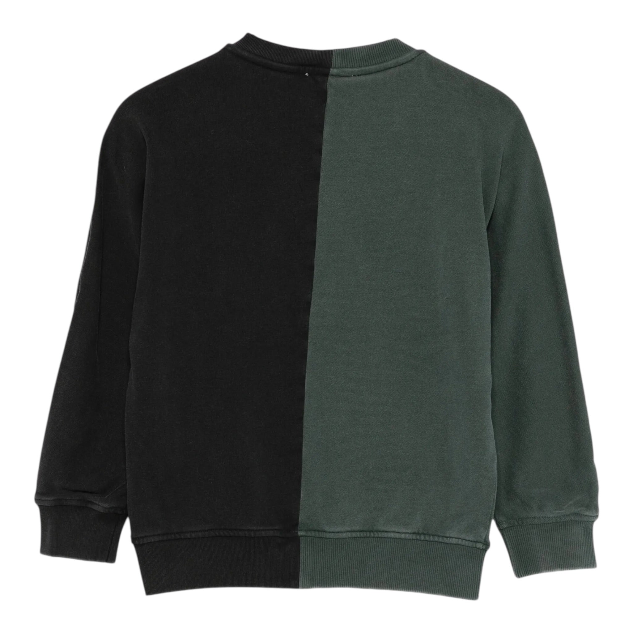 Stella Mccartney Felpa Chiusa Girocollo Bicolore Verde/Nero per Bambino TX4R80 VERDE/NERO STELLA McCARTNEY 
