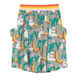 Stella Mccartney Gonna Stampa Fantasia con Elastico In Vita Verde per Neonata TX7A21N VERDE STELLA McCARTNEY 