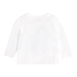 Stella Mccartney Shirt Girocollo tinta unita con Stampa Bianco per Neonato TX8100 BIANCO STELLA McCARTNEY 