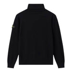 Stone Island Maglia Collo Alto tinta unita con Logo Blu per Bambino JS2165100017 BLU STONE ISLAND 
