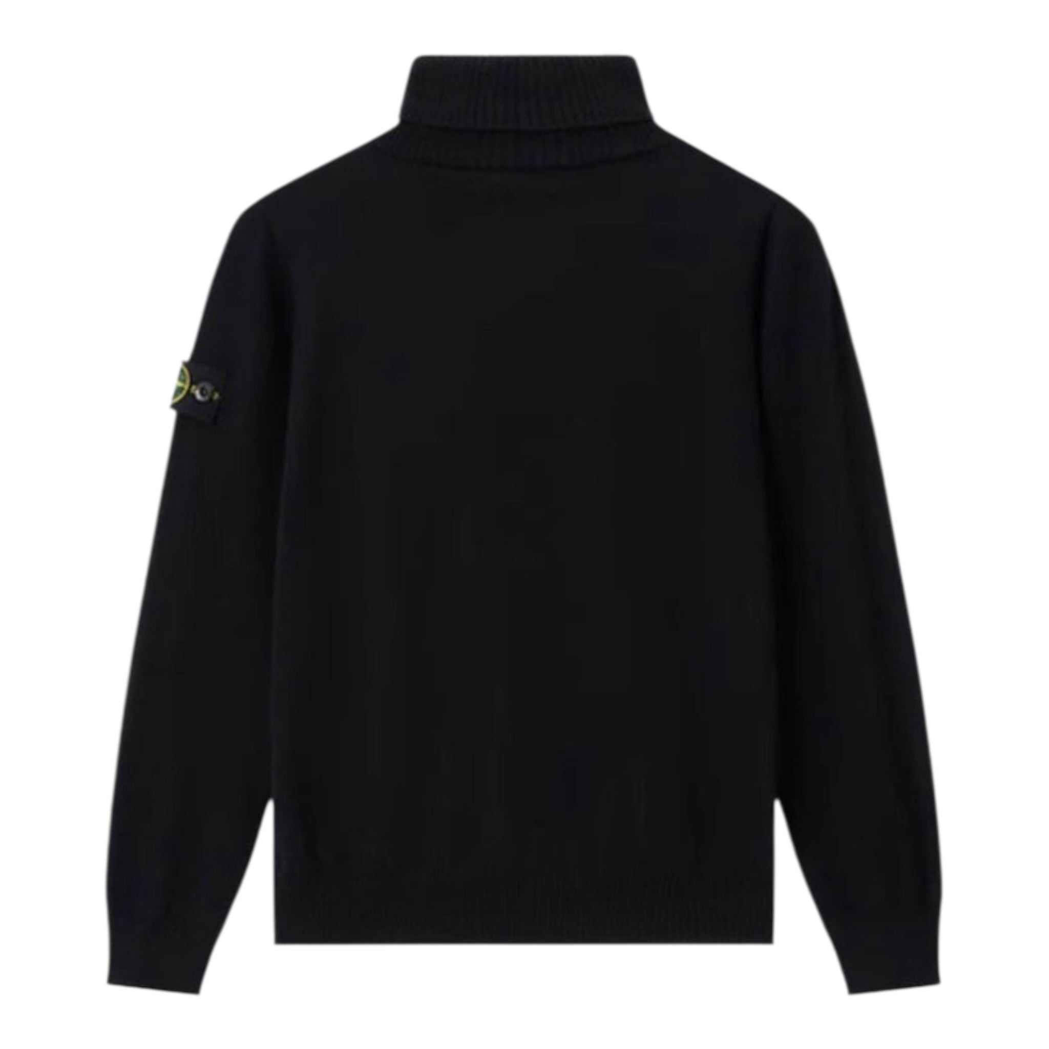 Stone Island Maglia Collo Alto tinta unita con Logo Blu per Bambino JS2165100017 BLU STONE ISLAND 