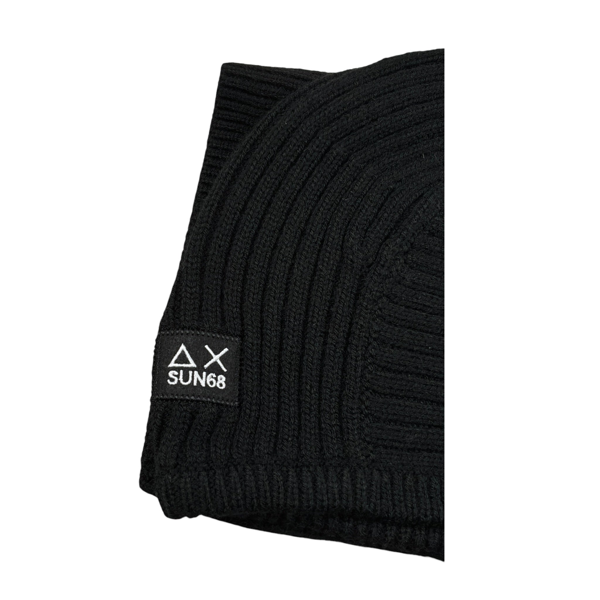 Sun68 Balaclava tinta unita Nero per Bambino C45308 NERO SUN68 