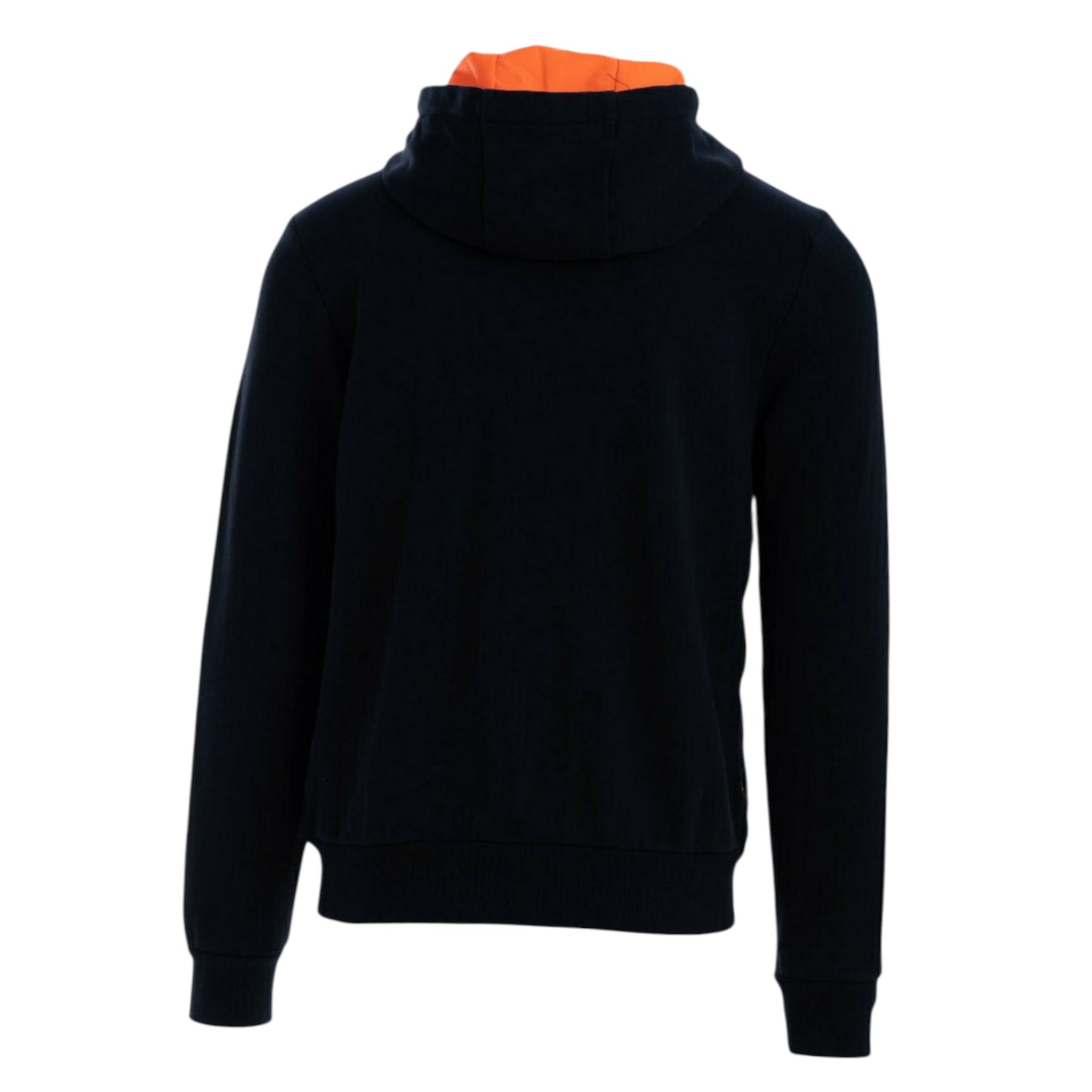 Sun68 Felpa tinta unita con Cappuccio Stampa E Zip Nero per Bambino EIIE NERO SUN68 