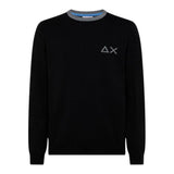 Sun68 Maglia tinta unita con Logo Nero per Bambino K41312 NERO SUN68 