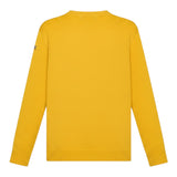 Sun68 Maglia Girocollo tinta unita con Stampa Giallo per Bambino K453522 GIALLO SUN68 