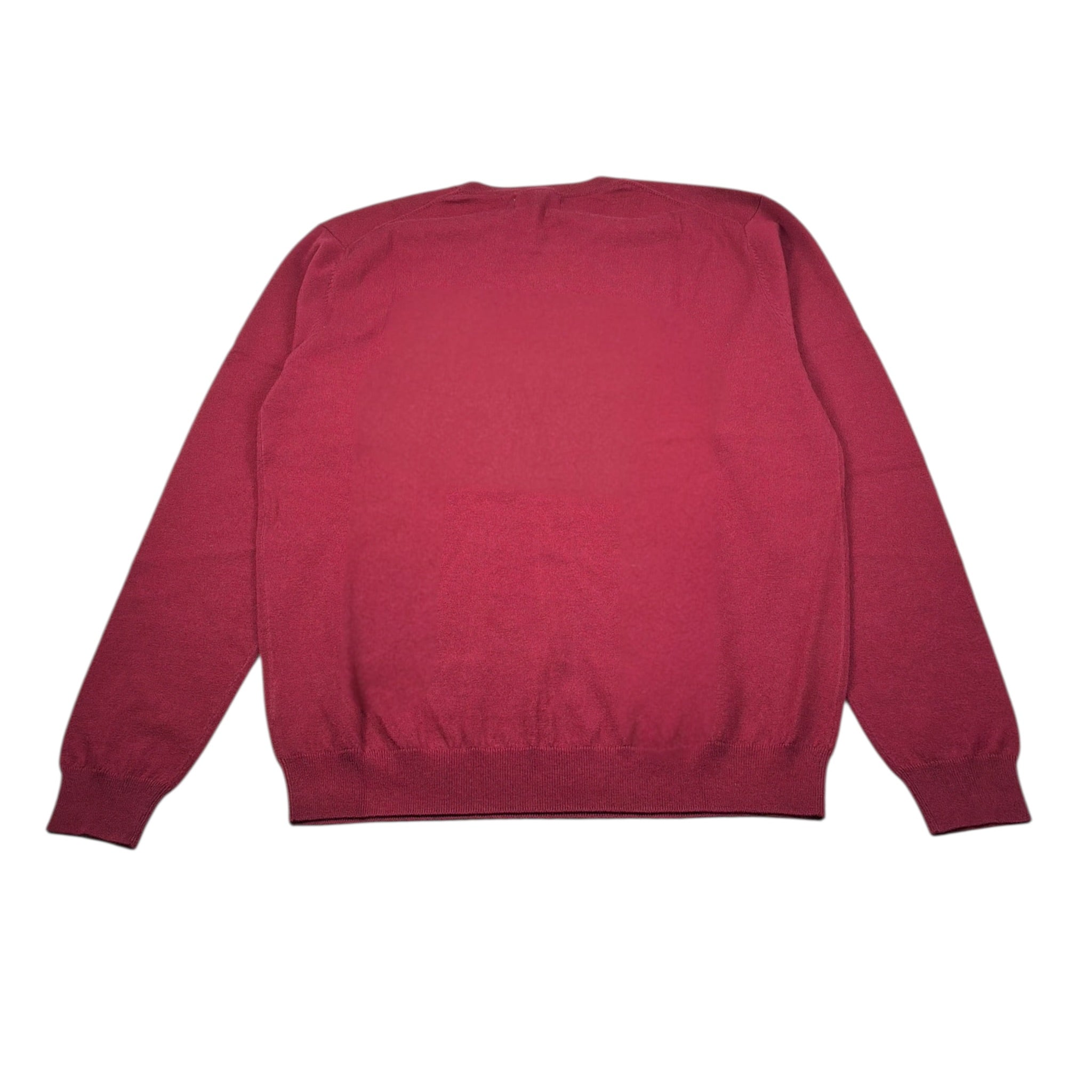 Sun68 Maglia Girocollo tinta unita con Ricamo Snoopy Bordeaux per Bambino K45352 BORDEAUX SUN68 