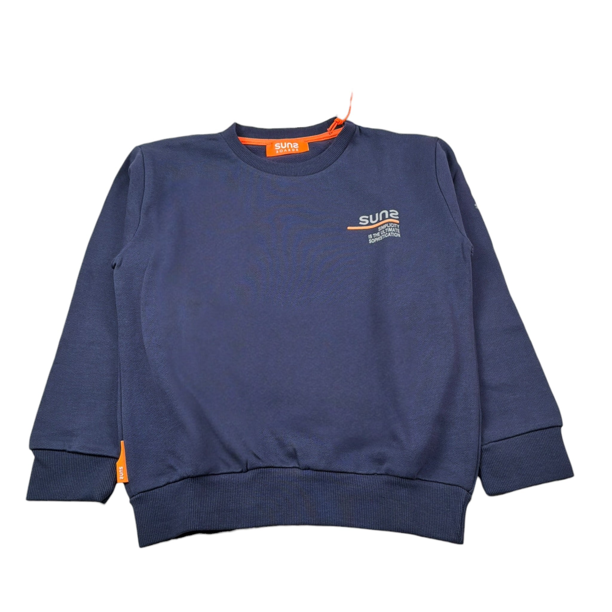 Suns Completo 2 Pezzi Felpa-Pantalone tinta unita Blu per Bambino COMS6304UB BLU SUNS 