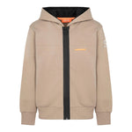 Suns Felpa con Zip E Cappuccio tinta unita Beige per Bambino MFS6305U BEIGE SUNS 