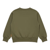Suns Felpa tinta unita Girocollo Verde per Bambino MFS6306U VERDE SUNS 