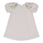 Tartine Et Chocolat Abito Camicia tinta unita con Ricami Rosa per Neonata CA30181 ROSA TARTINE ET CHOCOLAT 