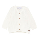 Tartine Et Chocolat Cardigan tinta unita Panna per Neonato CB18001N PANNA TARTINE ET CHOCOLAT 