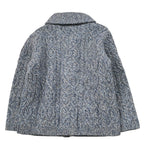 Tartine Et Chocolat Cardigan tinta unita con Colletto Blu per Neonato CB18011 BLU TARTINE ET CHOCOLAT 
