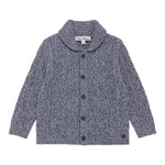 Tartine Et Chocolat Cardigan tinta unita con Colletto Blu per Bambino CB18011J BLU TARTINE ET CHOCOLAT 