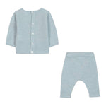 Tartine Et Chocolat Completo 2 Pezzi Maglia-Pantalone tinta unita Azzurro per Neonato CB36040 AZZURRO TARTINE ET CHOCOLAT 