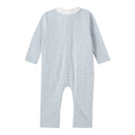 Tartine Et Chocolat Tutina Manica Lunga Fantasia A Righe Azzurro per Neonato TZ3W2080 AZZURRO TARTINE ET CHOCOLAT 