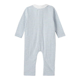 Tartine Et Chocolat Tutina Manica Lunga Fantasia A Righe Azzurro per Neonato TZ3W2080 AZZURRO TARTINE ET CHOCOLAT 