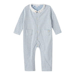 Tartine Et Chocolat Tutina Manica Lunga Fantasia A Righe Azzurro per Neonato TZ3W2080 AZZURRO TARTINE ET CHOCOLAT 