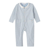 Tartine Et Chocolat Tutina Manica Lunga Fantasia A Righe Azzurro per Neonato TZ3W2080 AZZURRO TARTINE ET CHOCOLAT 