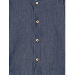 Teddy E Minou Camicia Manica Lunga tinta unita Blu per Neonato A25TCL0001J0043 BLU TEDDY E MINOU 