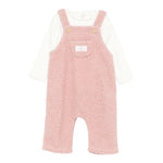 Teddy E Minou Completo 2 Pezzi Salopette-Shirt Rosa per Neonata A25TDS0004PE034 ROSA TEDDY E MINOU 