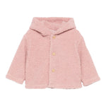 Teddy E Minou Giubbino Teddy tinta unita con Cappuccio Rosa per Neonata A25TGA0001PE034 ROSA TEDDY E MINOU 