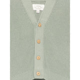 Teddy E Minou Cardigan tinta unita Verde per Neonato A25TGF0002EM635 VERDE TEDDY E MINOU 