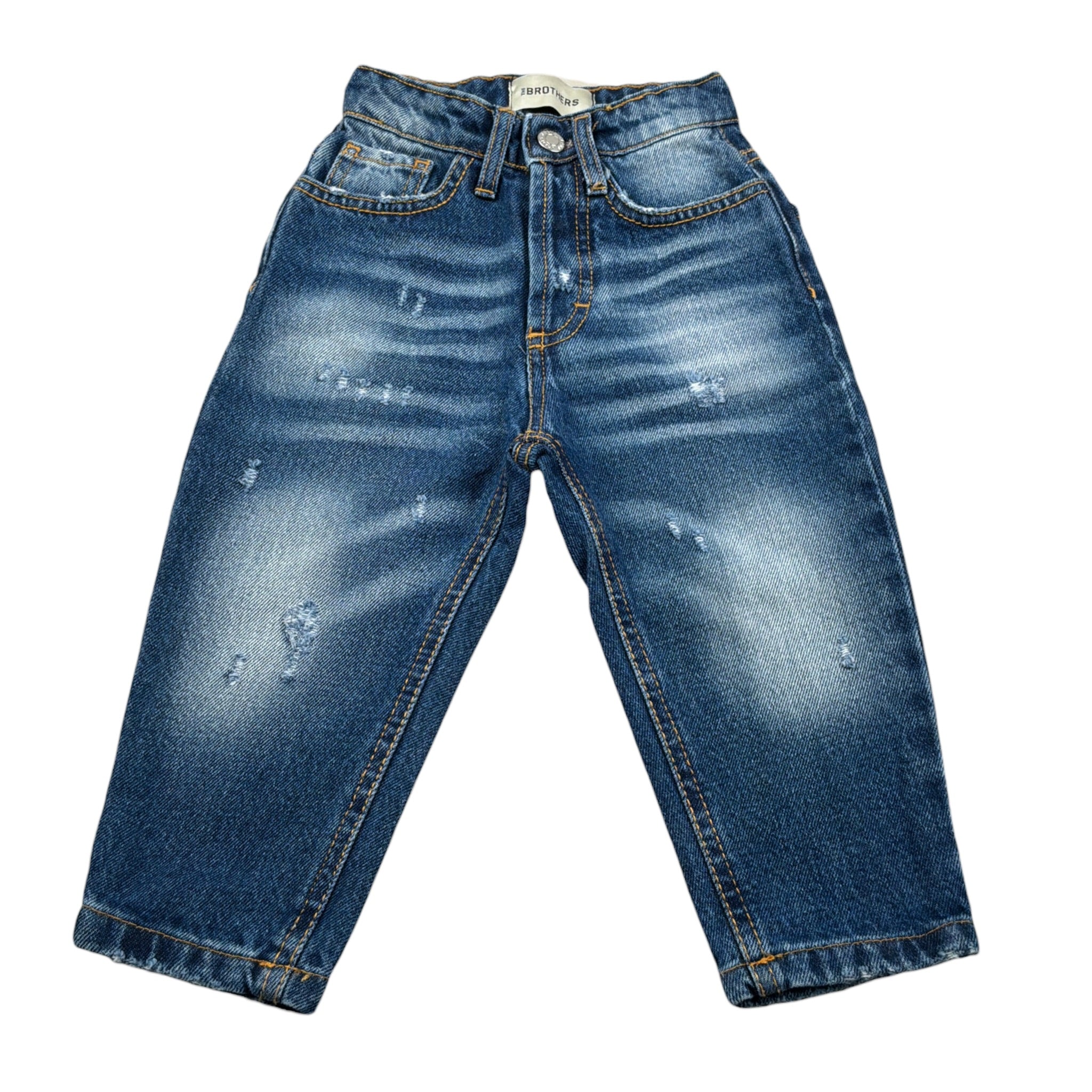 The Brothers Jeans tinta unita Blu per Neonato RK030 BLU THE BROTHERS 