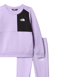 The North Face Completo 2Pz Felpa-Pantalone tinta unita Lilla per Neonata NF08CV1QZI LILLA THE NORTH FACE 