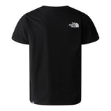The North Face T-Shirt Girocollo tinta unita con Logo Nero per Bambino NF0A87T4JK3 NERO THE NORTH FACE 