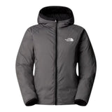 The North Face Giubbino Reversibile con Zip E Cappuccio Nero/Grigio per Bambina NF0A88TWW00 NERO/GRIGIO THE NORTH FACE 