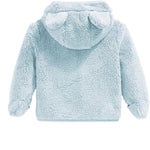 The North Face Giubbino tinta unita con Zip E Cappuccio Azzurro per Neonato NF0A88VWBP0 AZZURRO THE NORTH FACE 