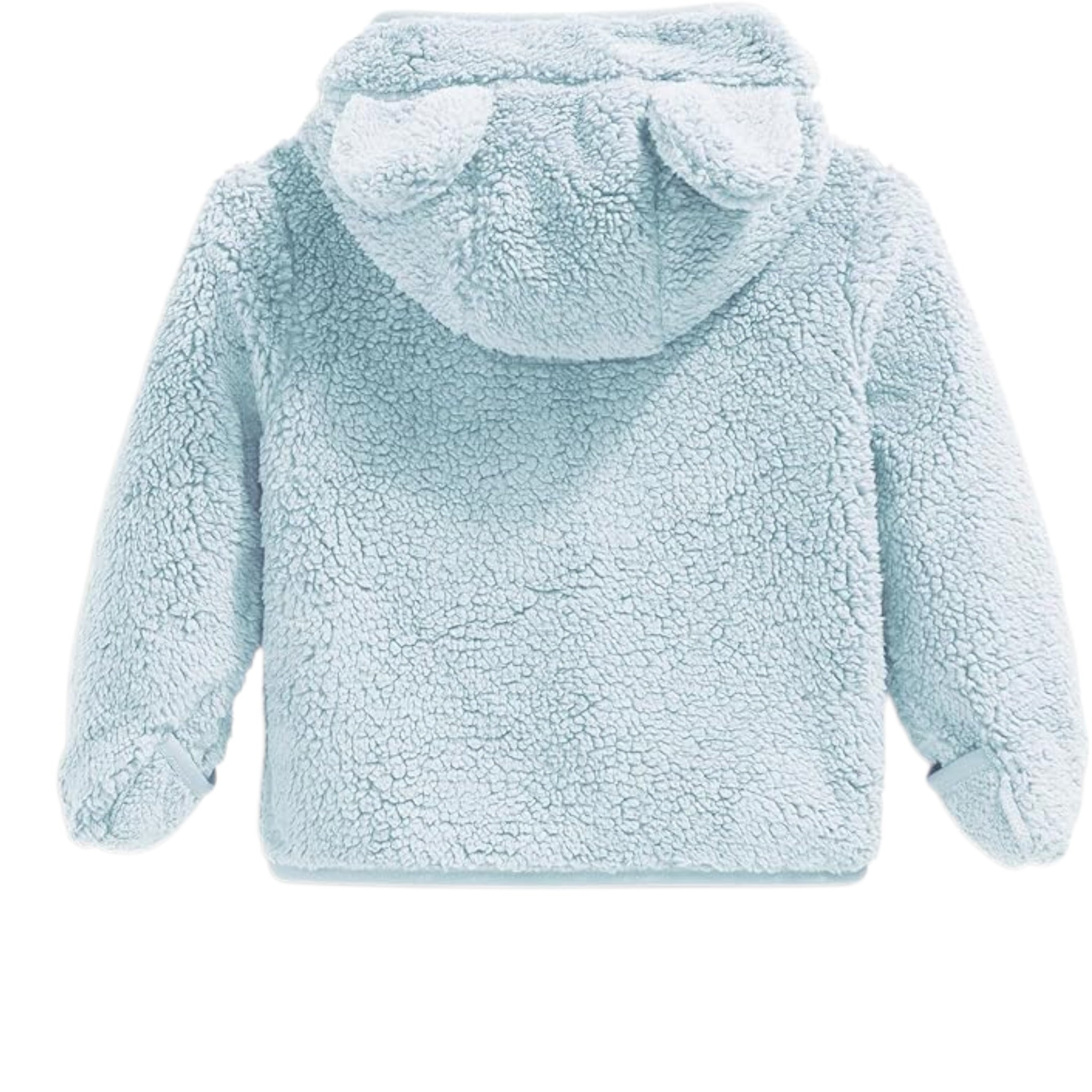 The North Face Giubbino tinta unita con Zip E Cappuccio Azzurro per Neonato NF0A88VWBP0 AZZURRO THE NORTH FACE 