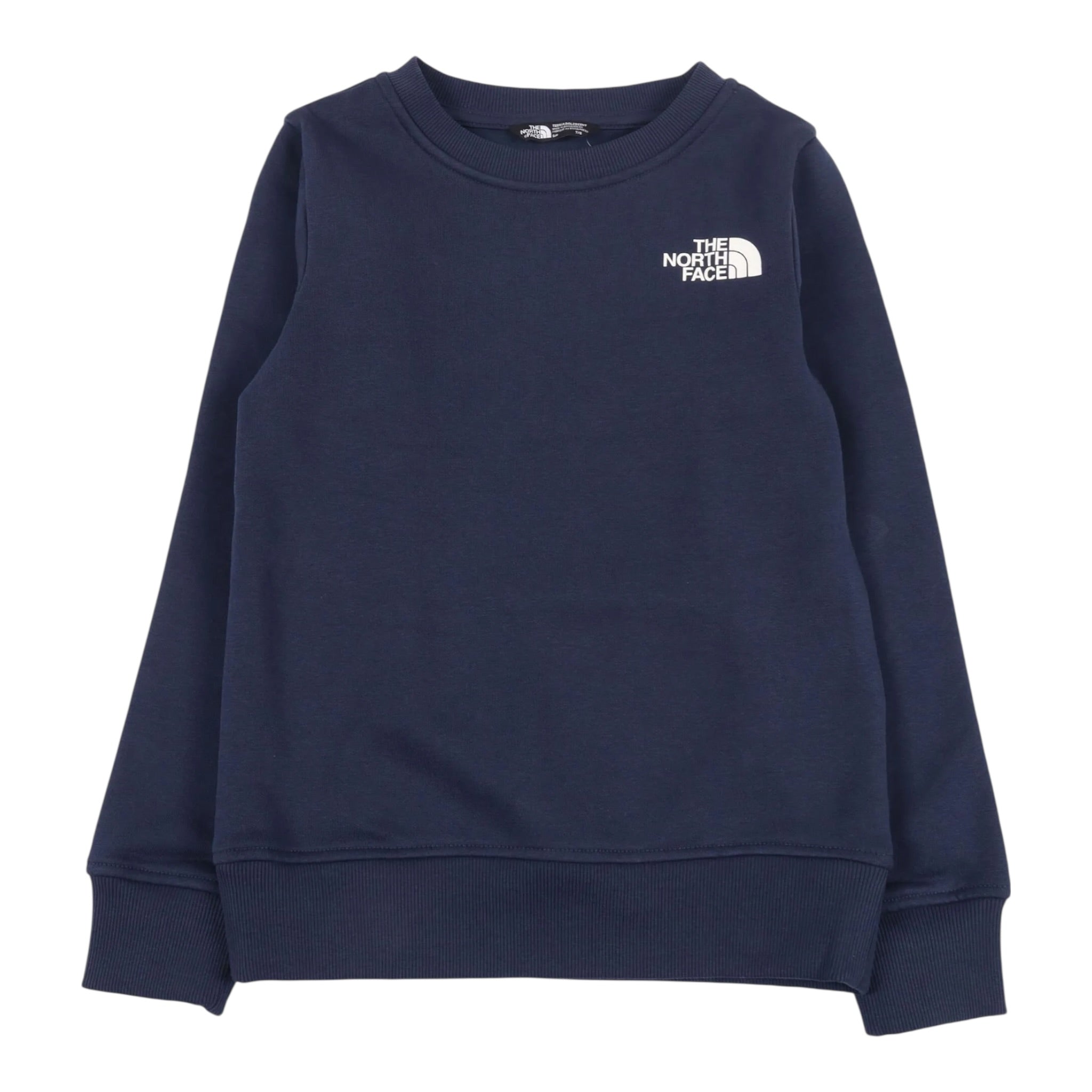 The North Face Felpa Chiusa Girocollo tinta unita Blu per Bambino NF0A89H7DIA BLU THE NORTH FACE 