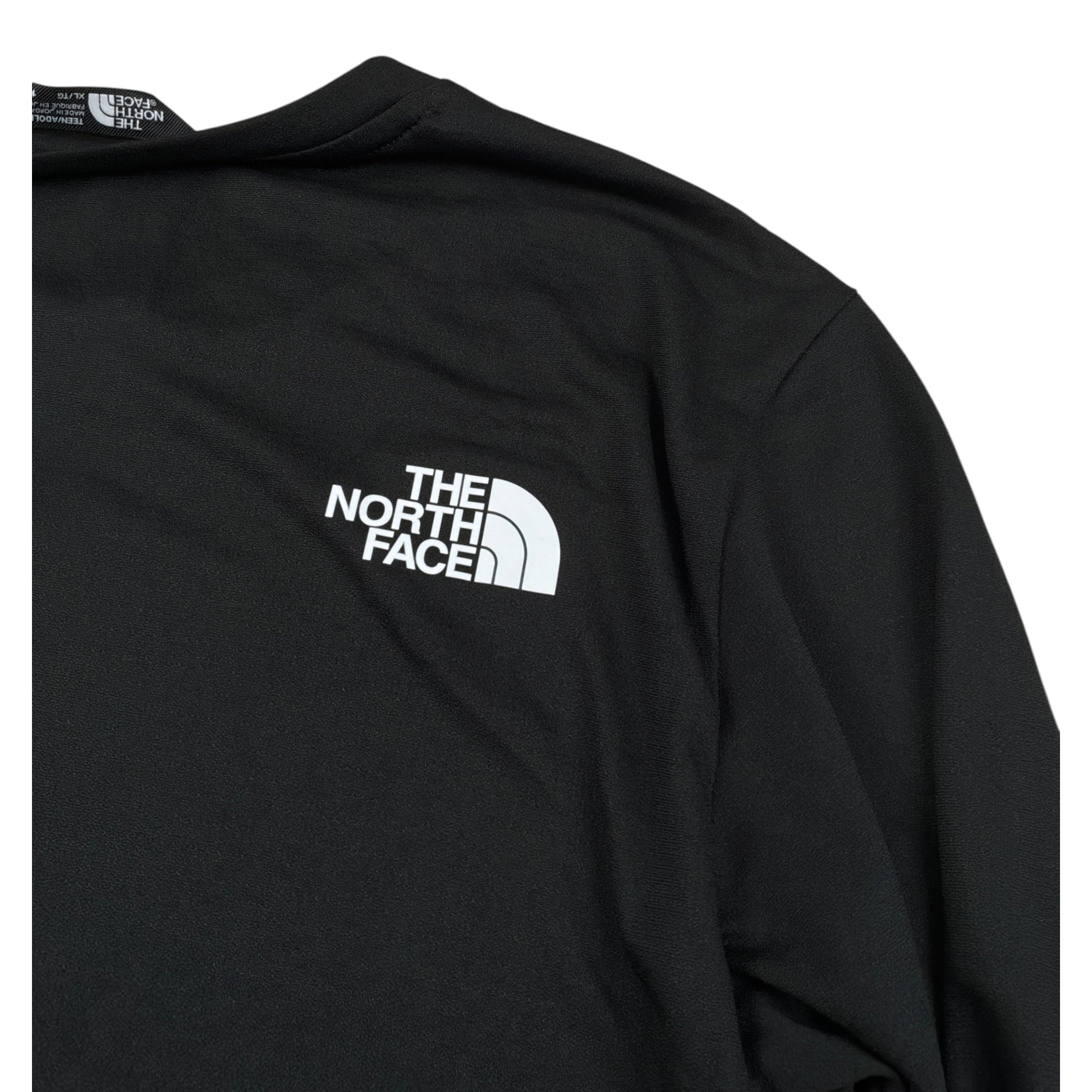 The North Face Shirt Girocollo tinta unita con Logo Nero per Bambino NF0A8EB8JK3 NERO THE NORTH FACE 