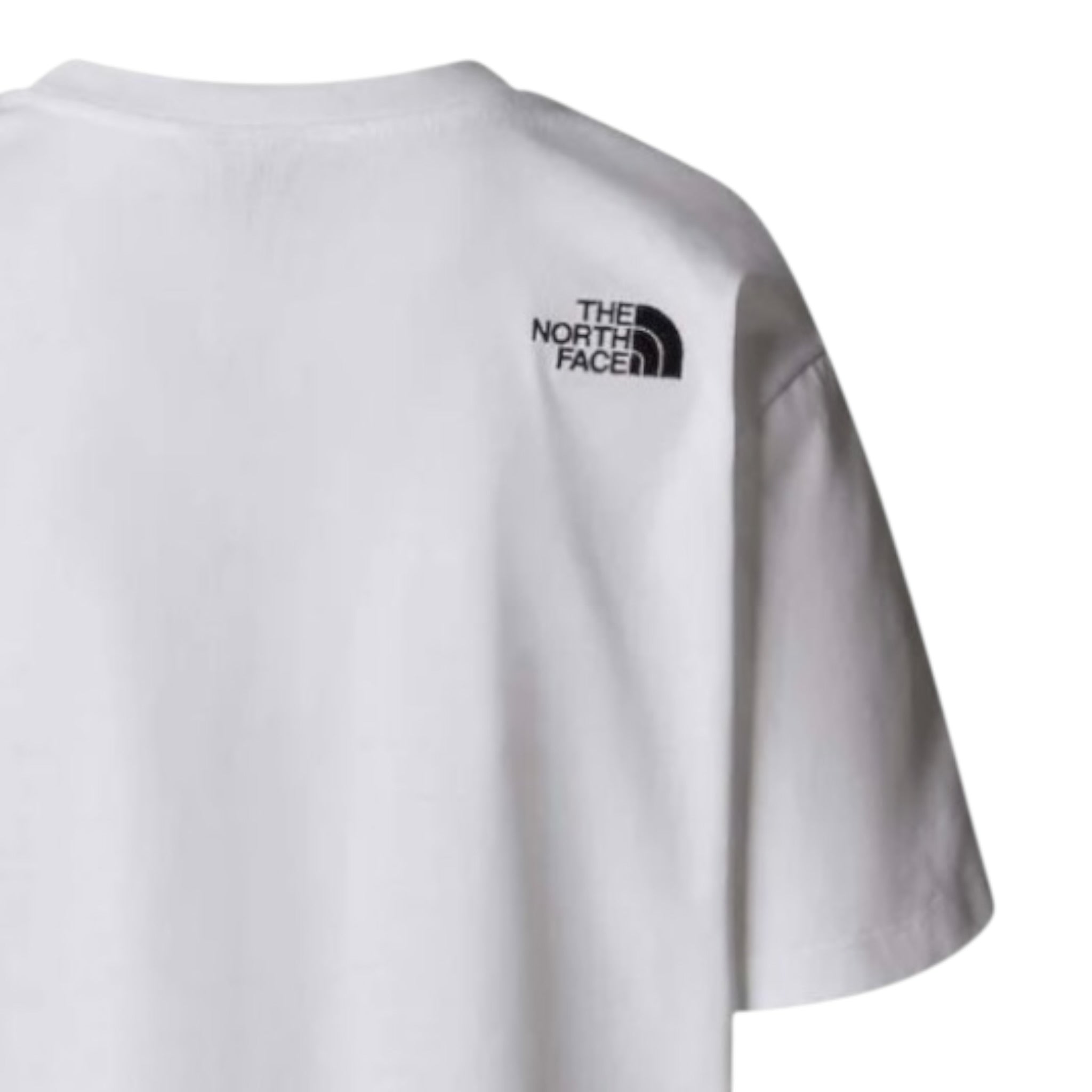 The North Face T-Shirt Girocollo tinta unita con Logo Bianco per Bambino NF0A8EFPFN4 BIANCO THE NORTH FACE 