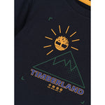 Timberland Shirt tinta unita con Stampa Blu per Bambino T25U30 BLU TIMBERLAND 