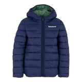 Timberland Giubbino tinta unita con Cappuccio Blu per Bambino T60377 BLU TIMBERLAND 