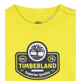 Timberland Shirt tinta unita Girocollo con Stampa Giallo per Neonato T60588 GIALLO TIMBERLAND 