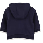 Timberland Felpa tinta unita con Zip E Cappuccio Blu per Neonato T60596 BLU TIMBERLAND 