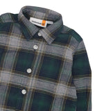 Timberland Camicia tinta unita con Fantasia A Quadri Verde per Neonato T60600XX VERDE TIMBERLAND 