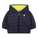 Timberland Giubbino Bicolore con Zip E Cappuccio Blu/Giallo per Bambino T60607J BLU/GIALLO TIMBERLAND 