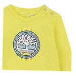 Timberland Shirt tinta unita con Stampa Giallo per Neonato T60616 GIALLO TIMBERLAND 