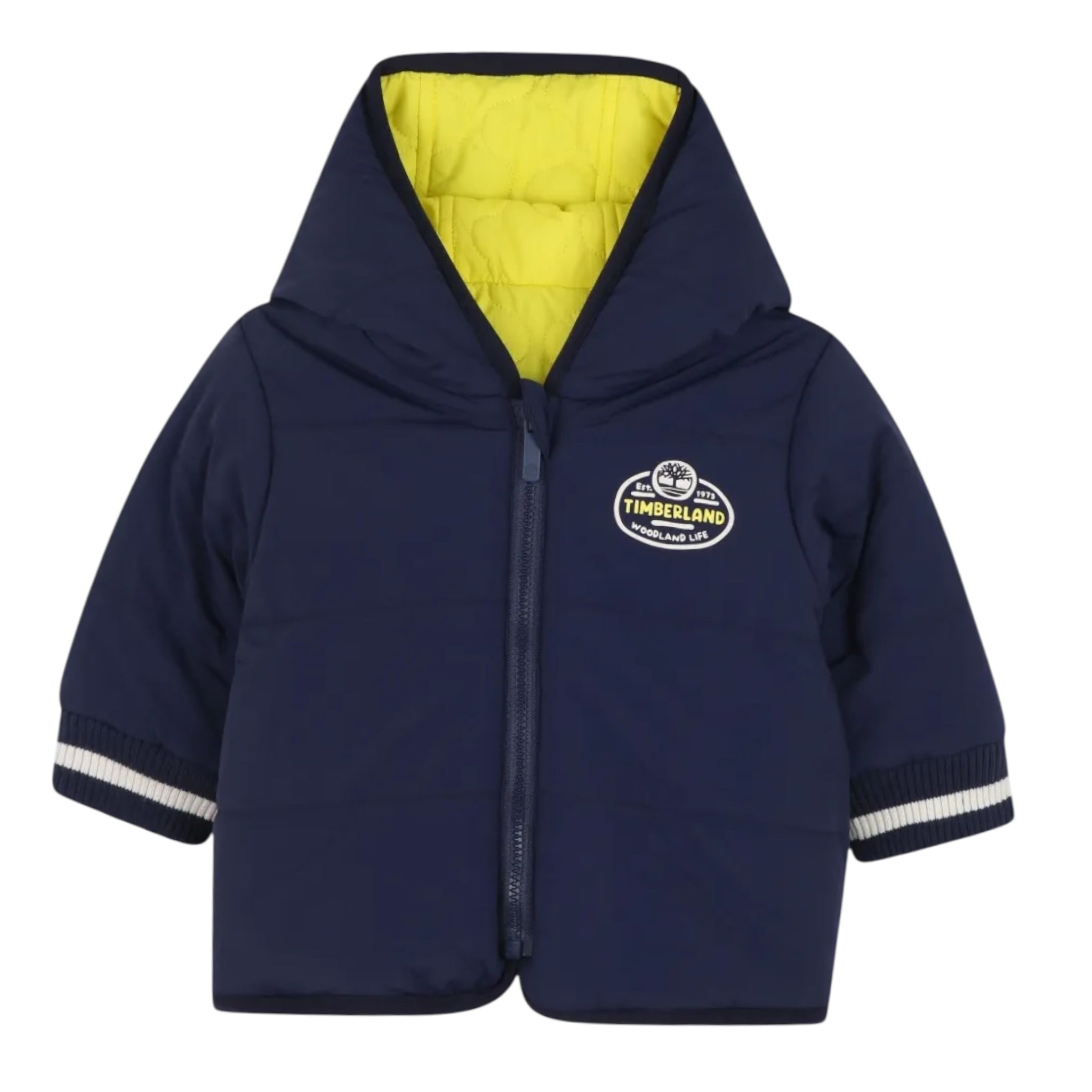 Timberland Giubbino Reversibile Bicolore Blu/Giallo per Neonato T60623 BLU/GIALLO TIMBERLAND 