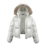 To Be Too Giubbino tinta unita con Zip E Cappuccio Bianco per Bambina AI25T808W25 BIANCO TO be too 
