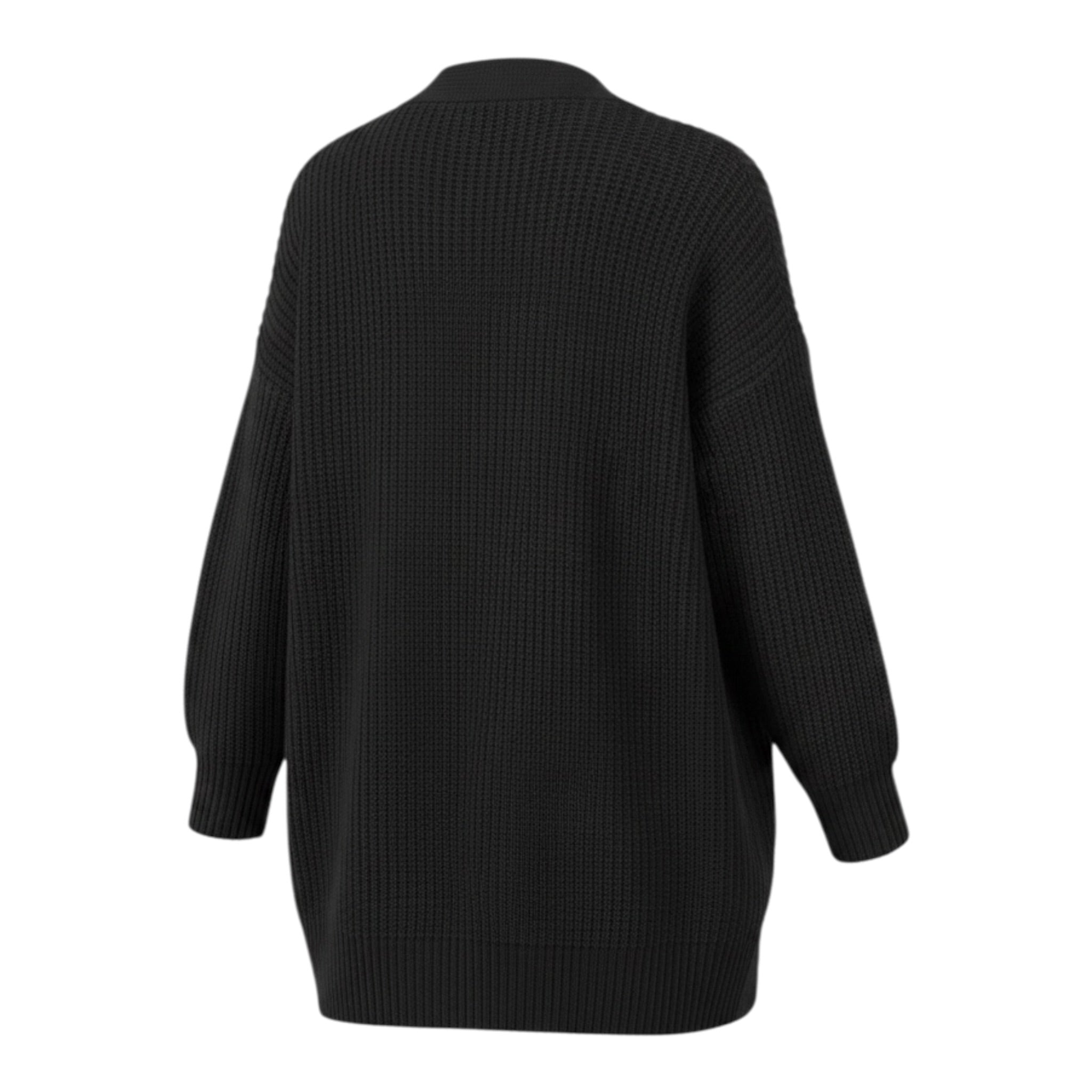 To Be Too Cardigan Lungo tinta unita Nero per Bambina T773W25 NERO TO be too 