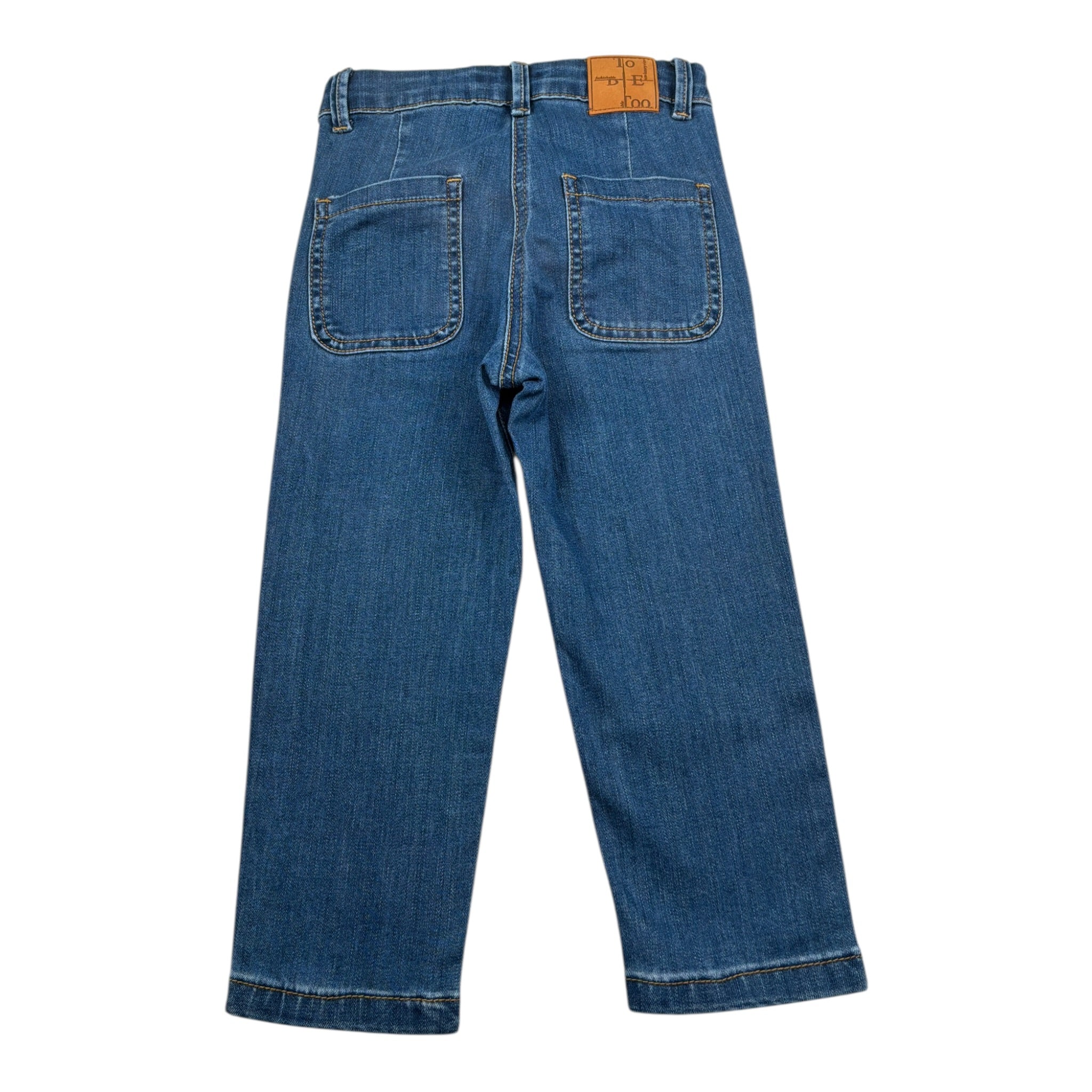 To Be Too Jeans tinta unita con Girovita Regolabile Blu per Bambina TBT1968 BLU TO be too 
