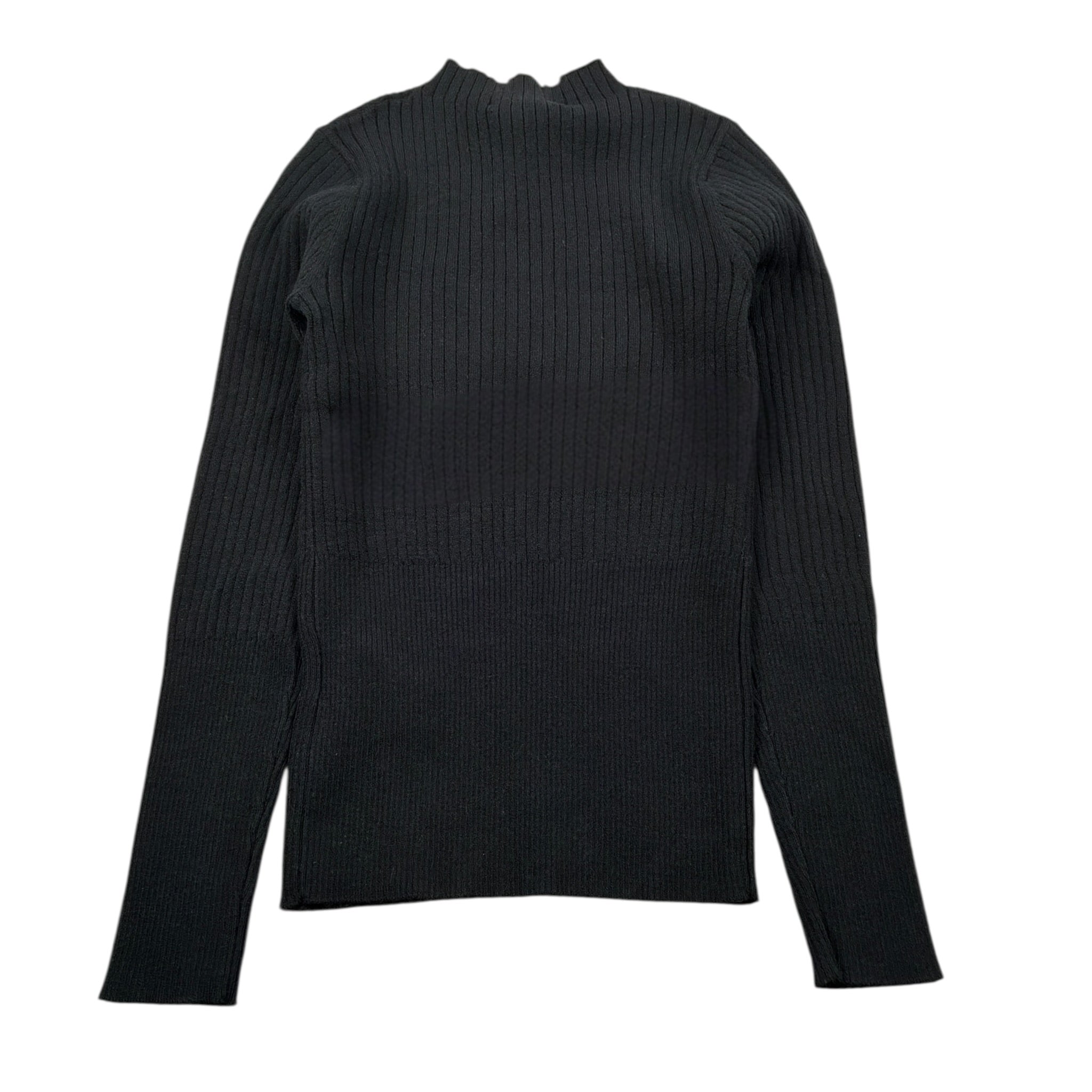 To Be Too Maglia tinta unita Mezzo Collo Nero per Bambina TFJF24M490 NERO TO be too 
