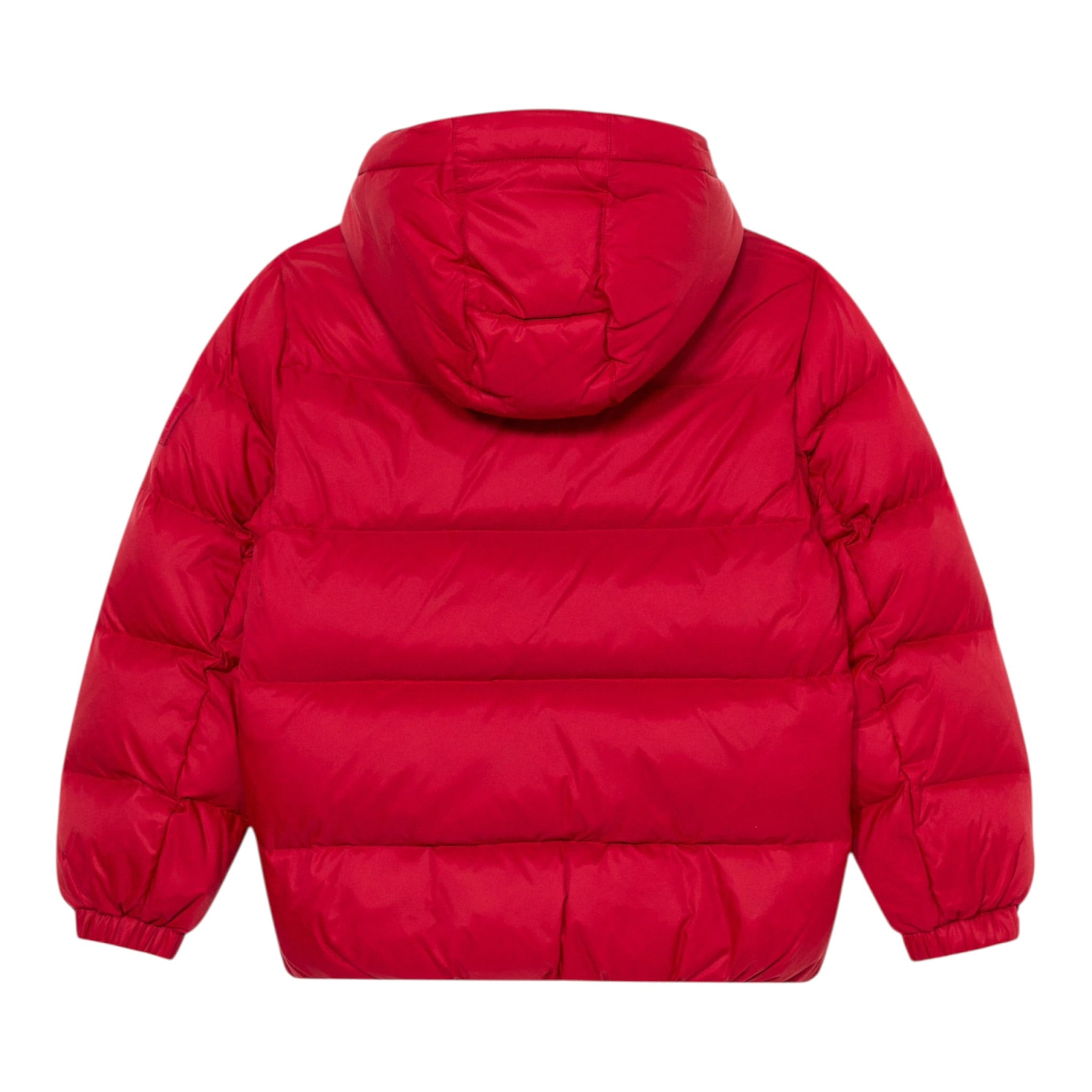 Tommy Hilfiger Giubbino tinta unita con Cappuccio Rosso per Bambino KB0KB01009 ROSSO TOMMY HILFIGER 